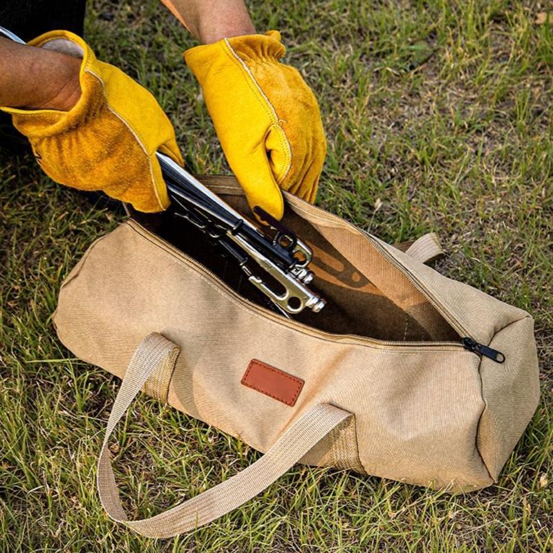Tent Rod Storage Bag Waterproof Oxford Cloth Pouches Tent Accessory Organizers Container for Awnings Frame Canopy Rod