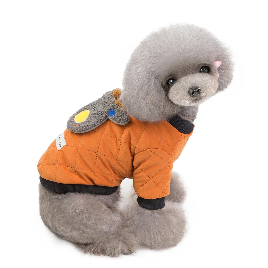 Pet Clothes for Dogs Autumn and Winter Pet Two-legged Cotton Clothes Two-legged Cute Fashion Cotton-padded Jacket Deer Cotton-padded Jacket