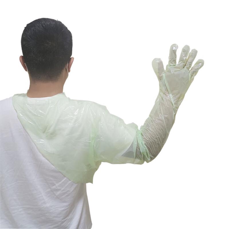 Fenaisheng FNS-2172A Disposable PE Long Arm Gloves One Size