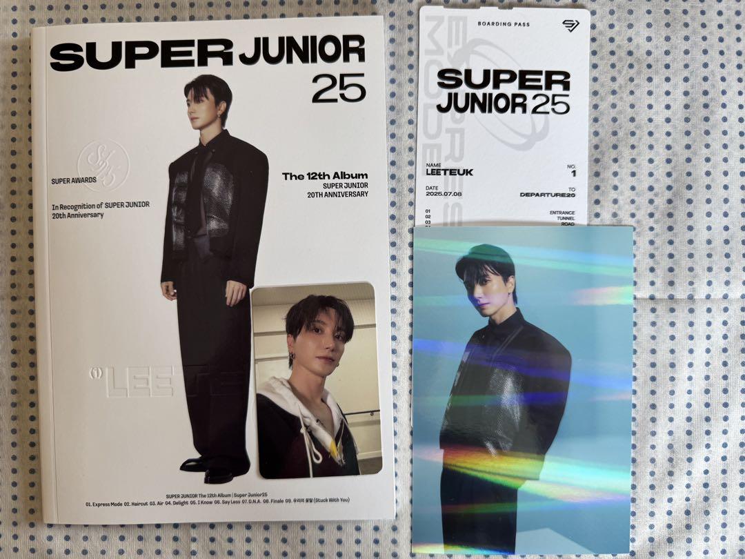 

[USED] SUPER JUNIOR 25 Photobook ver. Leeteuk