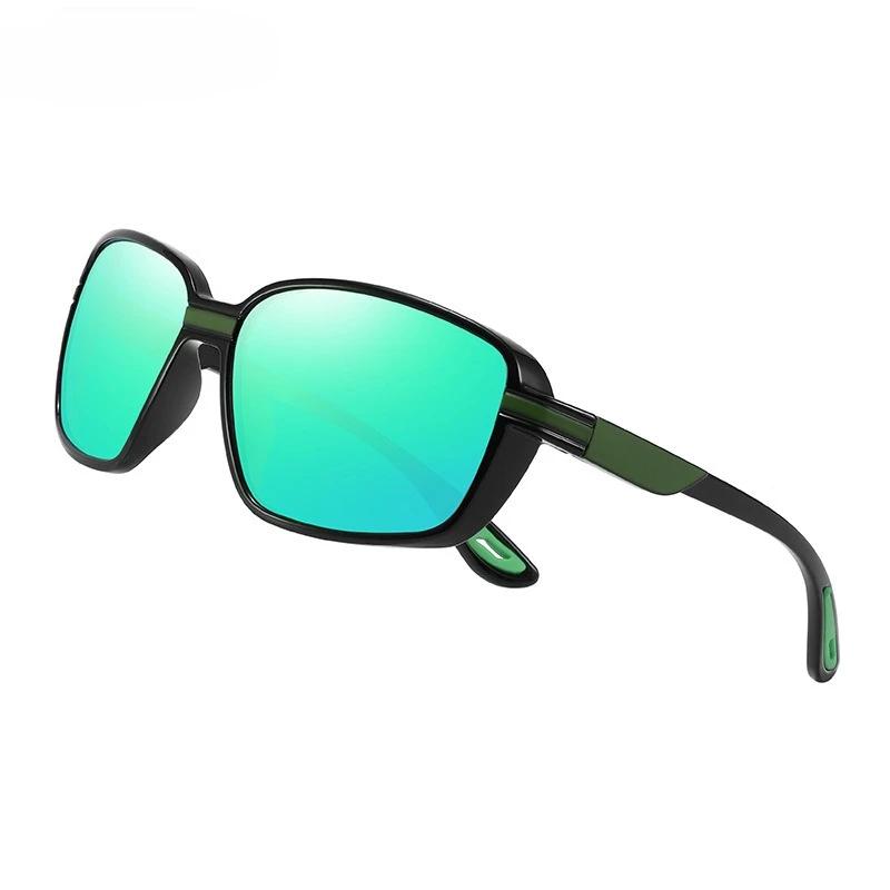 Retro Square Frame Sports Polarized Sunglasses Women's Men's Cycling Hiking Outdoor Travel UV400 UV Protection Trendy Eyewear