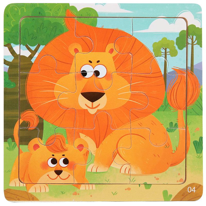 Wooden Educational Jigsaw Puzzle for Kindergarten Children - Fun Hands-On Matching Game