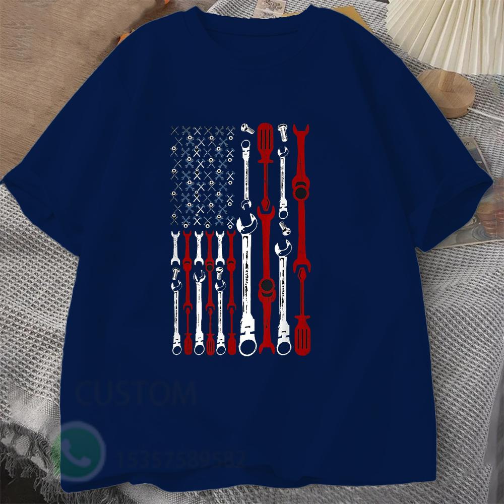 Funny Mechanic Tools Graphic Vintage Mens Summer TShirt Casual Tshirts Tops Oneck shortsleeved Tee Unisex TShirts Streetwear