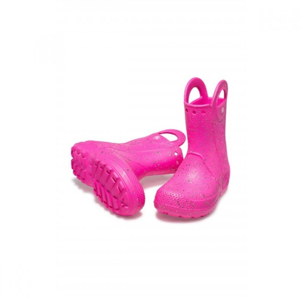 [Crocs Shoes] Crocs Official Kids Handle It glItter Rain Boot K Pcr  24sKbt210391 