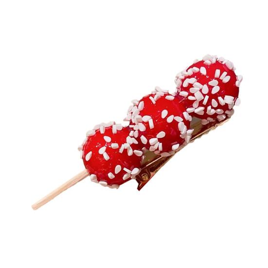 Hairpin Imitation Sugar Calabash Design Hair Clip Stable Clamping Force Side Bang Hair Pin Holiday Hair