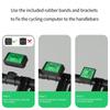 Replaceable Battery 180 Hours Ultra-Long Standby Wireless Bike Computer LCD Auto Backlight for Cycling Realtime Speed Track