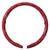 Car Steering Wheel Cover New Model with Peach Wood Grain, Universal for All Seasons, Clip-On Car Decoration Cover, Summer Anti-Slip Protective Cover