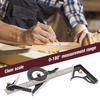 Multi Functional Combination Square Ruler Adjustable Right Angle Ruler Protractor, Movable Measuring Tool Measuring Instrument