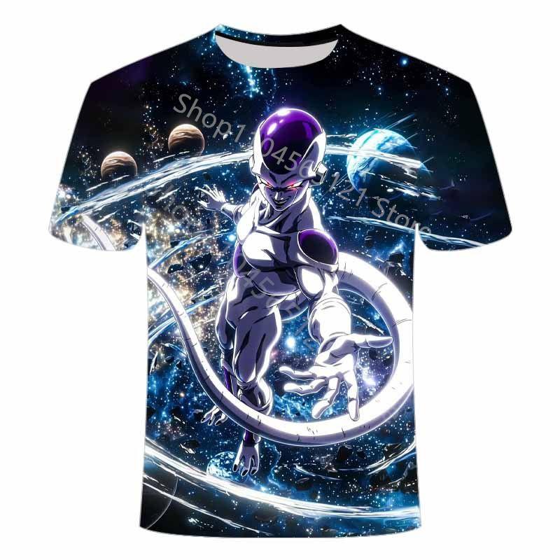 2026 Stylish Summer Dragon Ball Super Men's Tee Casual Anime Kids