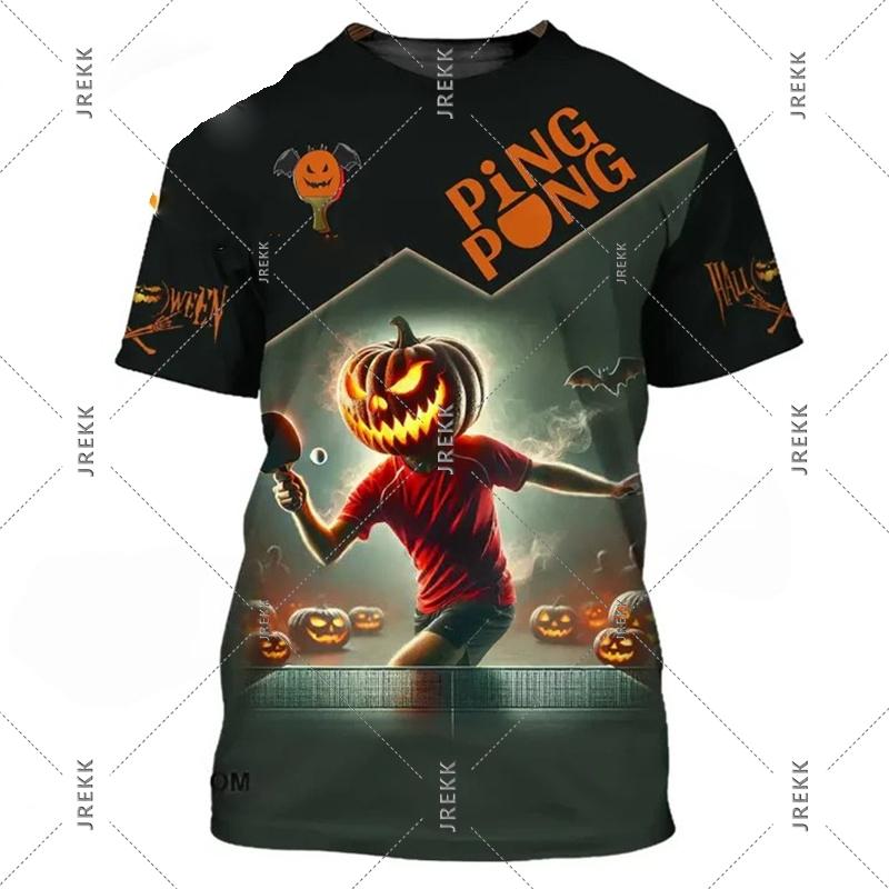 

Футболка в форме поезда для настольного тенниса для мужчин и женщин с забавным 3D-принтом и коротким рукавом, футболка для пинг-понга, хобби, спорта, с круглым вырезом, модная футболка 4XL