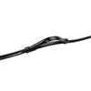 Pearl Black Leather Waist-Cinching Belt for Women - Stylish and Versatile Thin Waistband