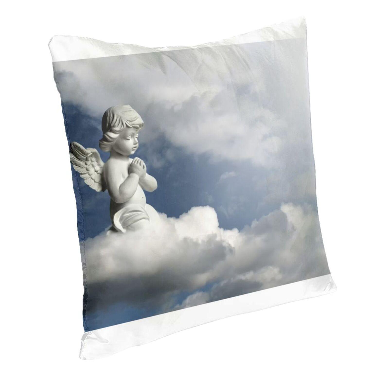 Angel S Soft Comfortable Pillowslip Pillowcase My Life My Angels Peach skin 18*18(CM)-1Pcs