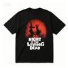 Men Women Night of The Living Dead Classic Horror Movie Graphic T Shirt O Neck Short Sleeve Loose Fit Casual Streetwear Unisex Daily Wear Tops Tees