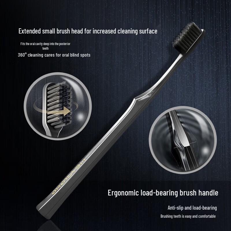 Hefengyu Men's Soft Bristle Toothbrush & Cup Set