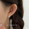 Su Chuang S925 Silver Graffiti Flower Ear Cuff: Stylish, Cute, Versatile Earrings for Women