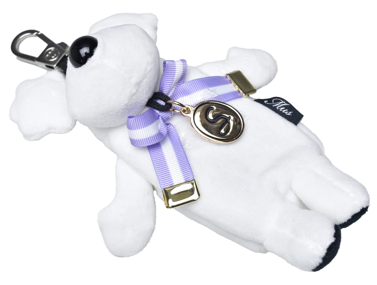 

M.U SPORTS Fluffy Boa ShuShu Ball Holder, 703H6904, Ivory