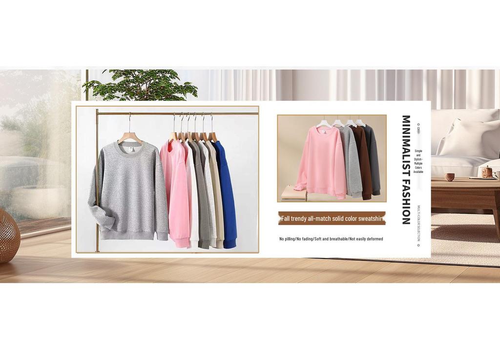 Autumn/Winter Unisex Warm Velvet Sweatshirt with Chinese-Style Embroidery Design