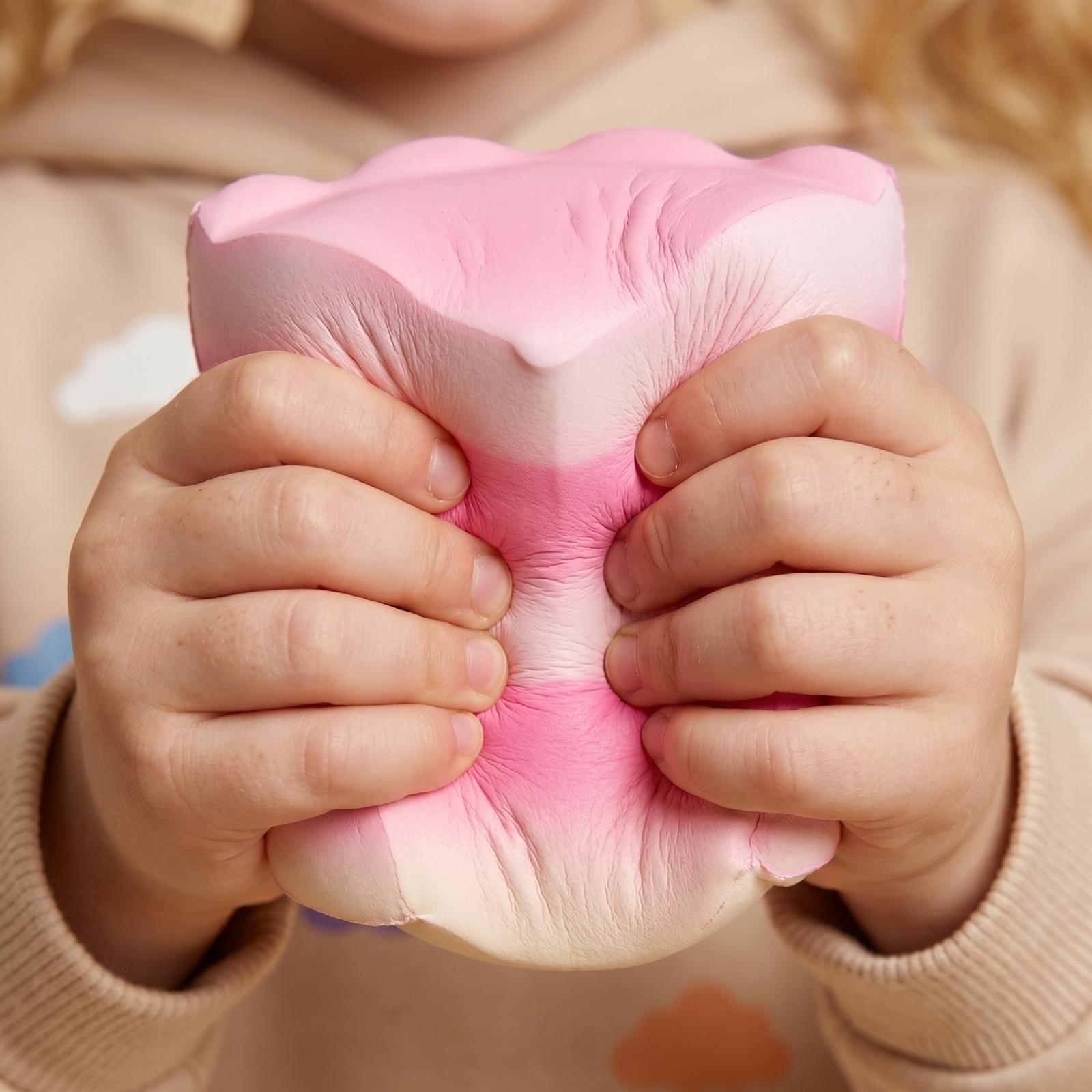 

Stress Relief Toy Soft Squishy Ice Cream Cone Shape Slow Rising Sensory Toy for Kids and Adults Suitable for Anxiety and Focus one size