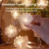 LED Fiber Optic Fairy Light Solar Garland Christmas Decoration Lights String For Party New Year Decor Artificial Flowers Festoon
