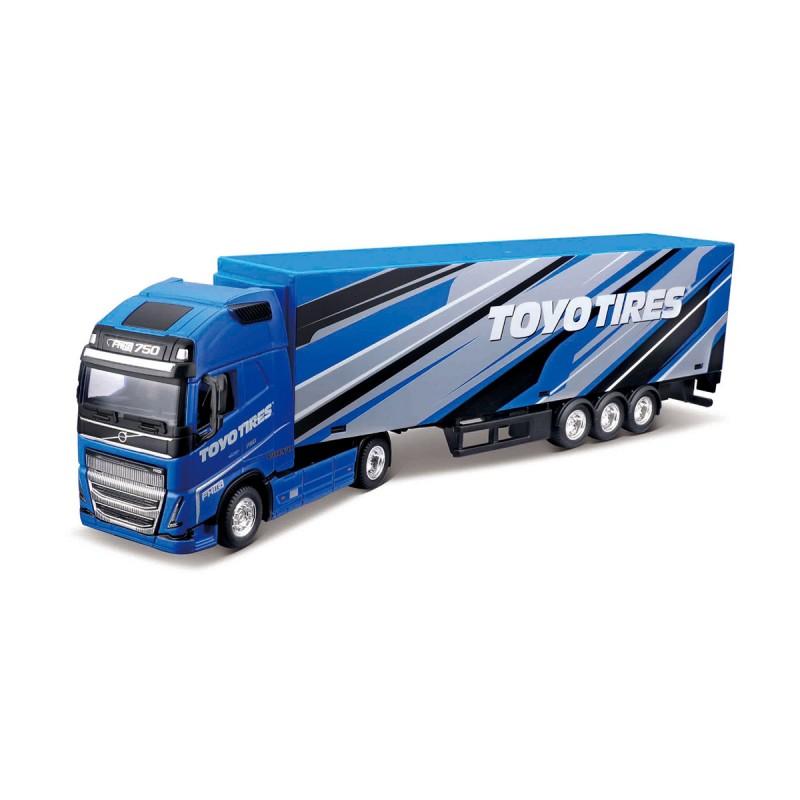 1:43 Volvo FH16 Actros Alloy Truck Car Model Container Truck Container Engineering Transport Vehicle Collect Kids Toy Car Gifts