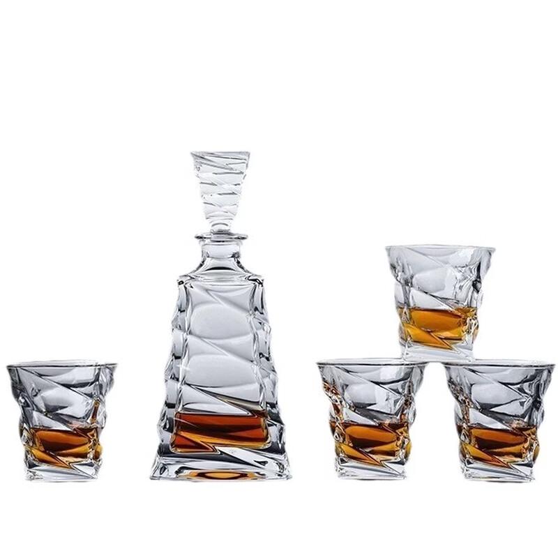 Handun 7-Piece Glass Whiskey Decanter and Glass Set