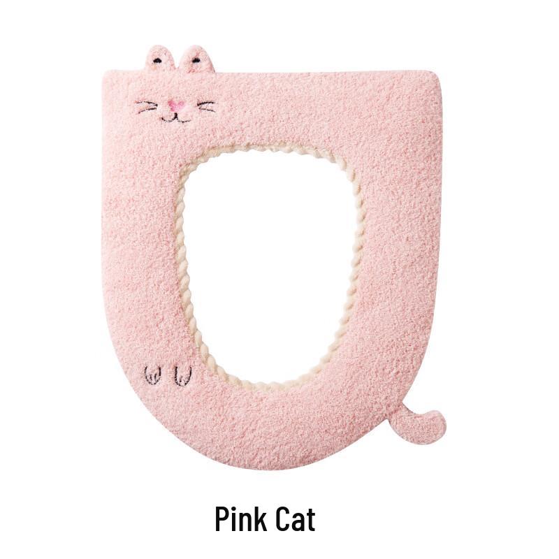 

Cartoon Lazy Cat Toilet Seat Cover