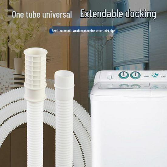 Extended Household Drain and Inlet Hose for Semi-Automatic Washing Machines