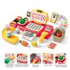 Playing House Smart Checkout Page Simulation Supermarket Dining Table Fruit Cash Register Children'S Combination Toy Set