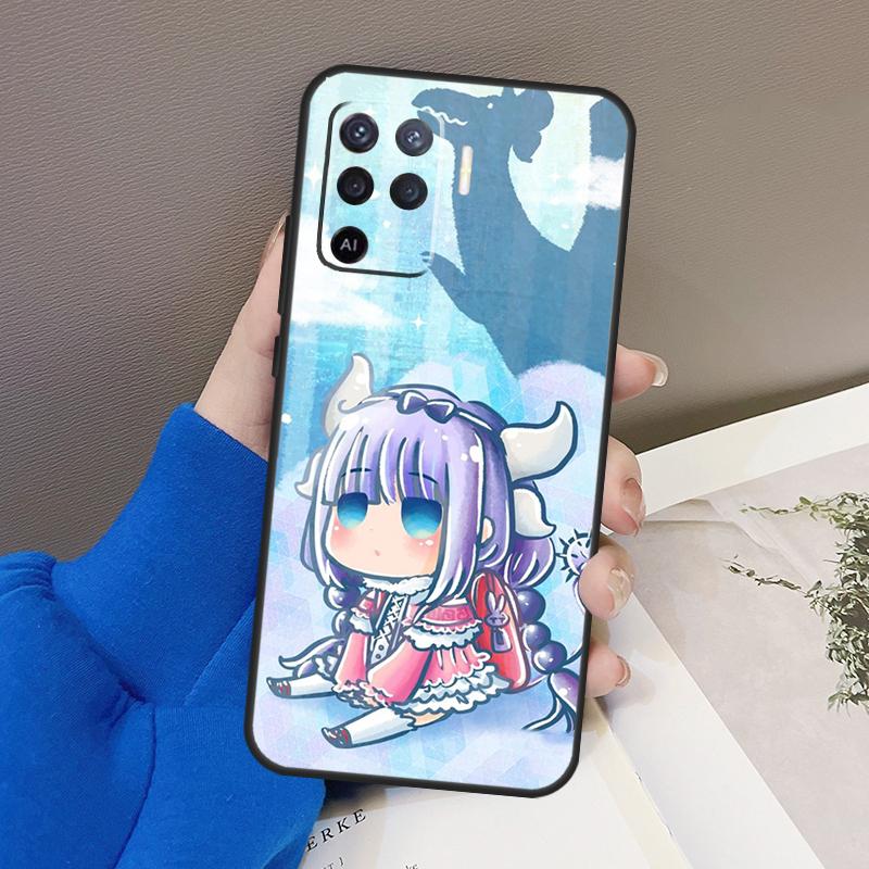 Miss Kobayashi's Dragon Maid Case For OPPO Find X5 X3 Pro A15 A74 A54 A94 A93 A91 A5 A9 A31 A53 2020 A53S A52 A72 Cover