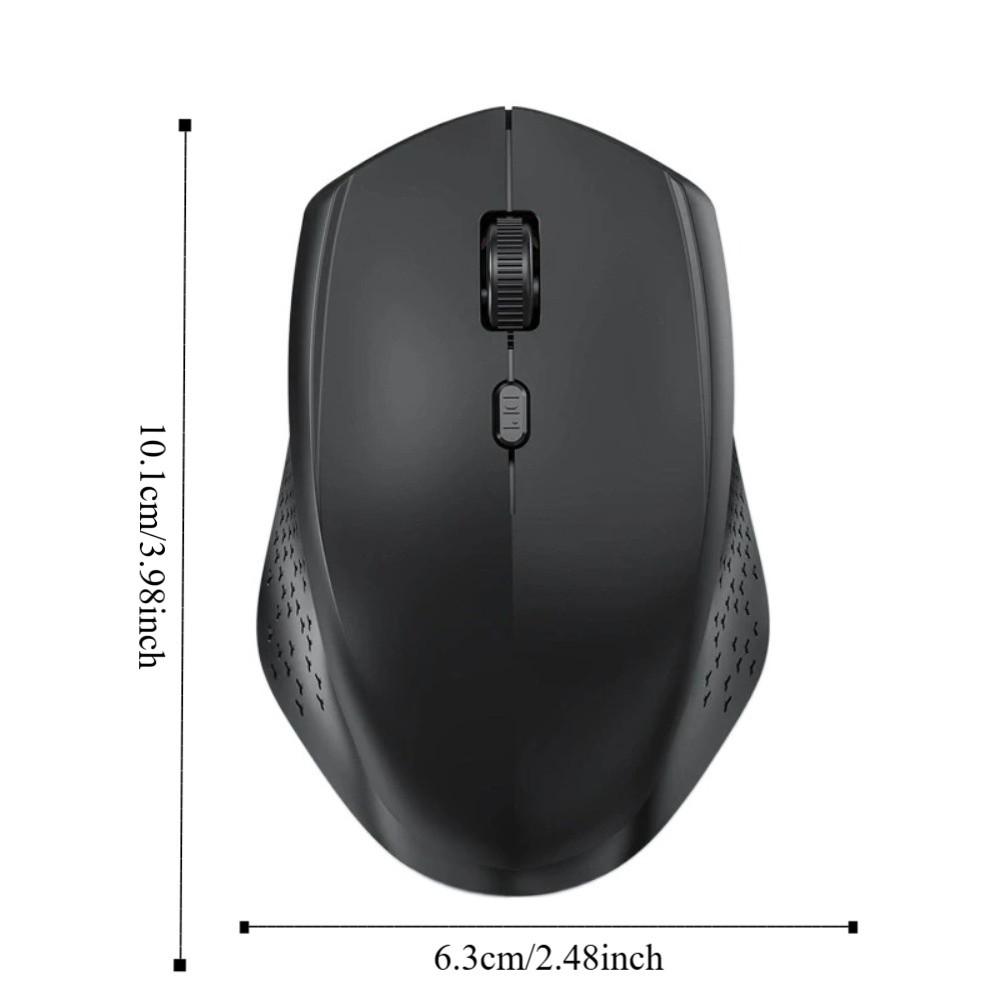 Dual-Mode Laptop Wireless Mouse Silent 2.4G Bluetooth Cordless Mouse  Office