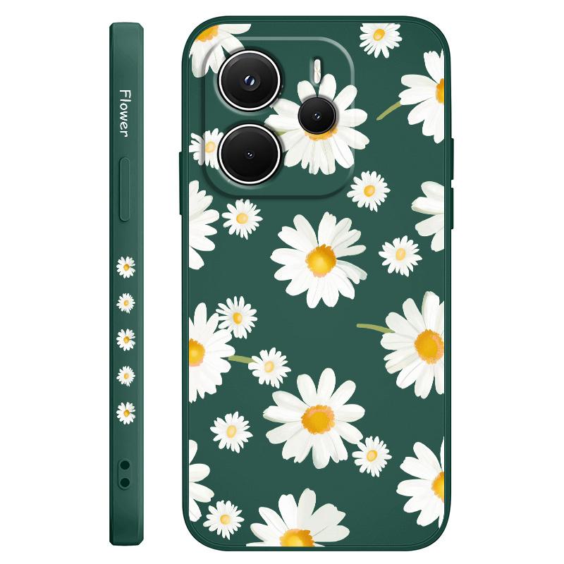 

Flying Daisies Phone Case For Xiaomi Redmi Note 14 13 12 12S 11 11S 10 10S 9 9S 14C Pro Plus 4G 5G Liquid Silicone Cover Redmi Note 12 Pro 5G