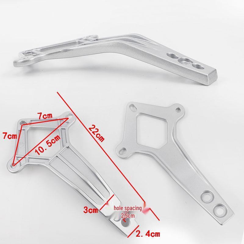 Aluminum Rear Cargo Rack & Backrest for Yadea Guanneng E8/E9/E10 Electric Scooter