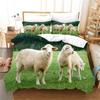 3D Printed Sheep Duvet Cover with Pillow Cover Bedding Set Single Double Twin Full Queen King Size Animal Bed Set Bedroom Decor