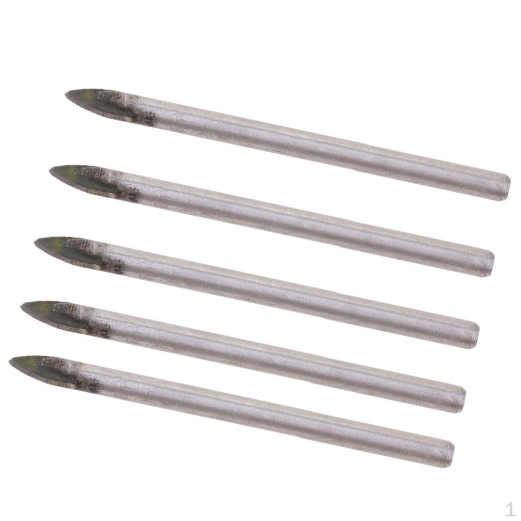 3/4/5/6/8/1mm Triangular Drill Bits Set Nut Driver Wall Hole