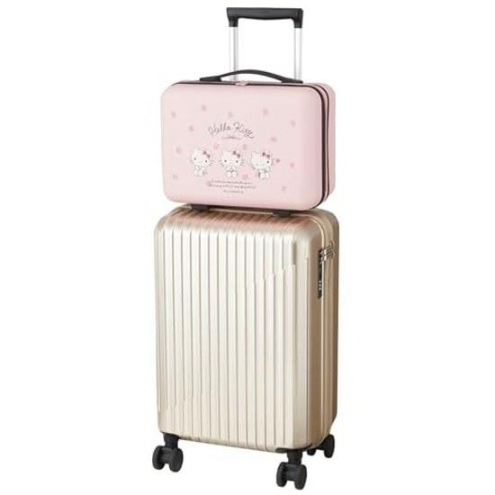 Skater Hard Carry-On Case Feet Mesh Pocket 15L Sanrio Watercolor Cosmetics TCOC15-A