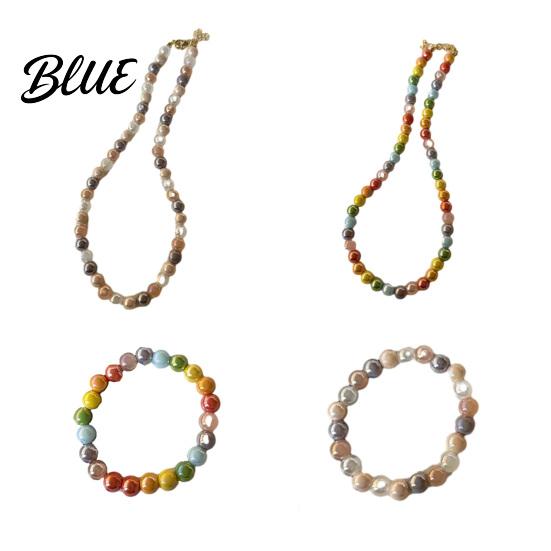 Matching Bracelet And Necklace 1 Set Dopamine Beaded Jewelry Colorful