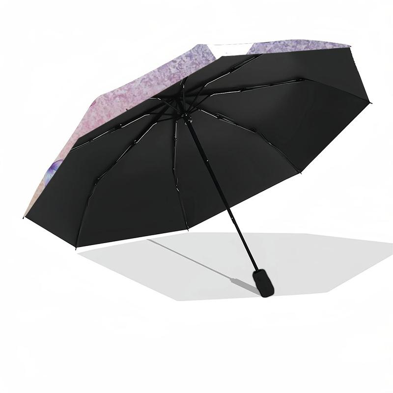 Capybara Themed Travel Umbrella-8 Ribs Automatic Opening and Closing, Portable Folding Design, Compact and Stylish Umbrella Suitable for Out