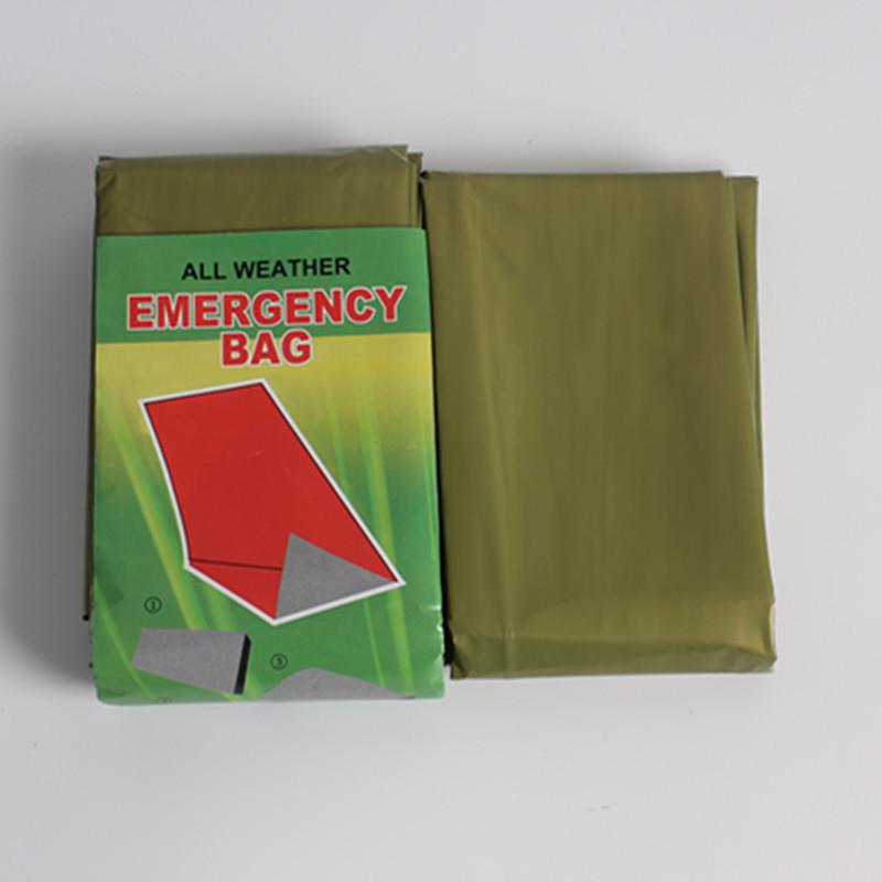 Portable Emergency Blanket Tent & Insulated Raincoat for Outdoor Cold Protection