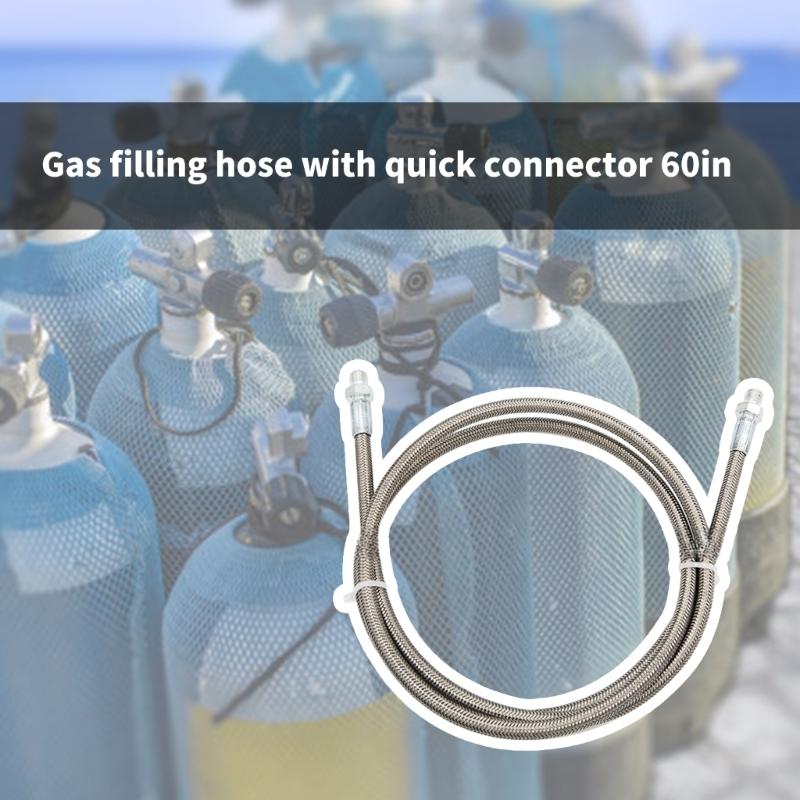 Stable CO2 Hose Adapter Set CO2 Refilling Connector Set Multifunction CO2 Sodas Hose External Adapter Set for Sodas Stream