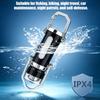 Rechargeable Mini EDC Keychain Flashlights Multifunctional Work Lights Portable Emergency Light for Walking Searching Hiking