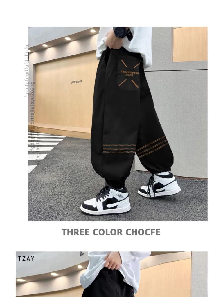 Boys' Fleece-lined Casual Sweatpants - 2025 New Spring/Autumn Style