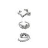 Luxurious Cold Aesthetic Geometric Ring With Adjustable Size For Modern Fashion Lovers