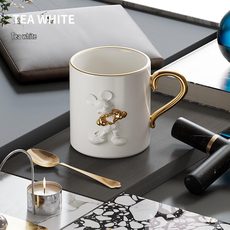 Geni Mickey Series Heart Embossed Ceramic Mug