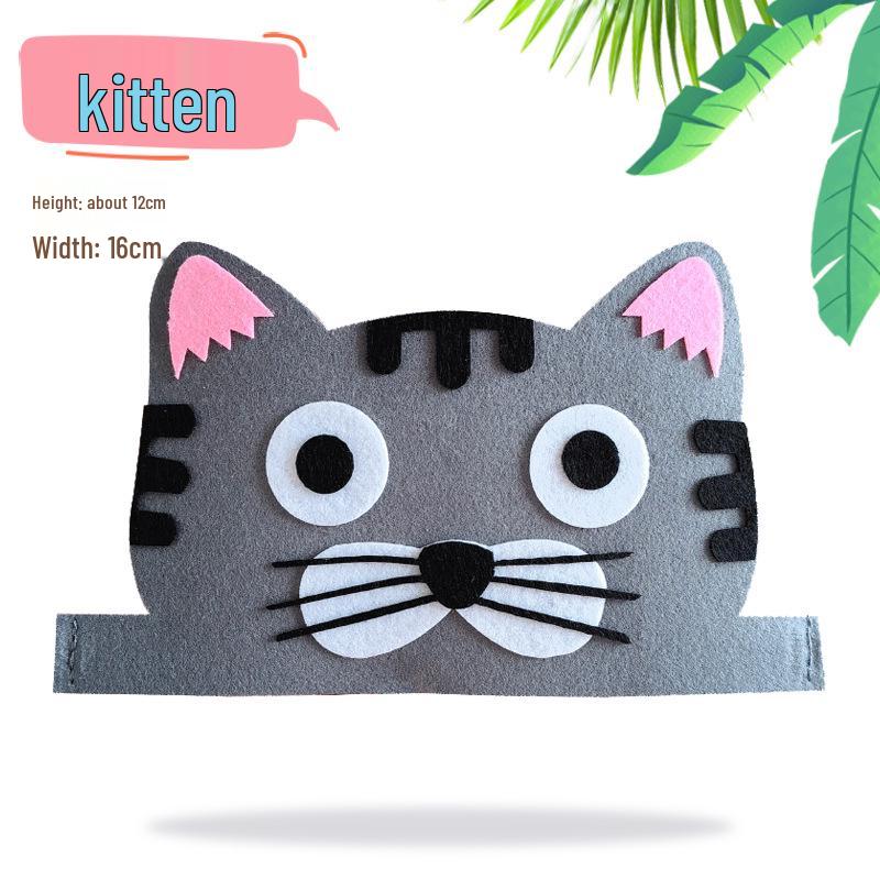 Flickering Halloween Cartoon Animal Hat for Kids & Adults - Perfect for Parent-Child Performances & Costumes