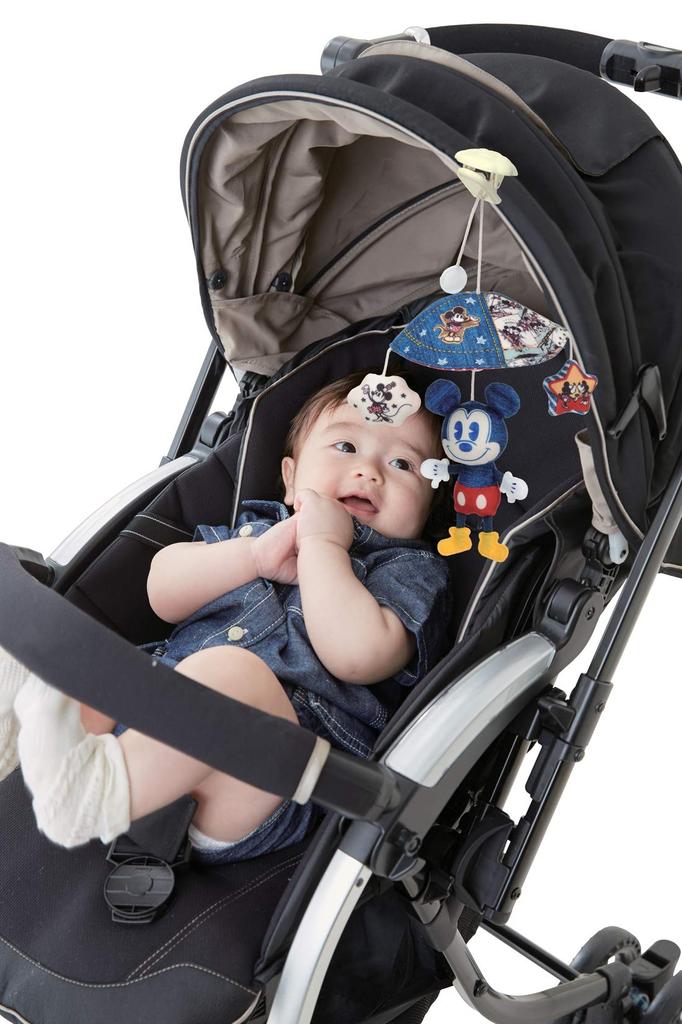 Disney Dear Little Hands Fluffy Mini Merry Denim Style Mickey & Minnie