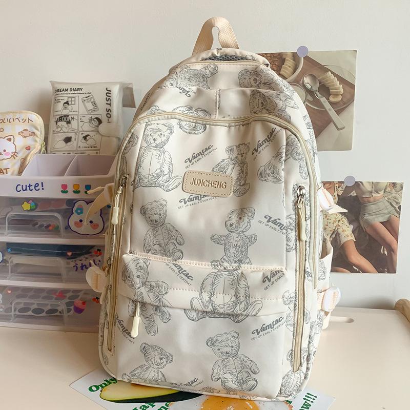 Schoolbags for Children Elementary School Students  Girls and Junior High School Students with High Looks Letter Backpacks