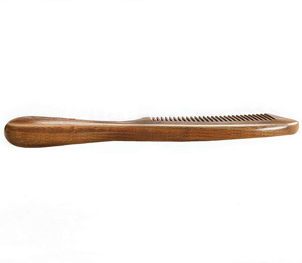 ORIENEX Premium Wooden ORIENEX Comb, Hairbrush, Massage, Anti-Static, (Green Sandalwood)