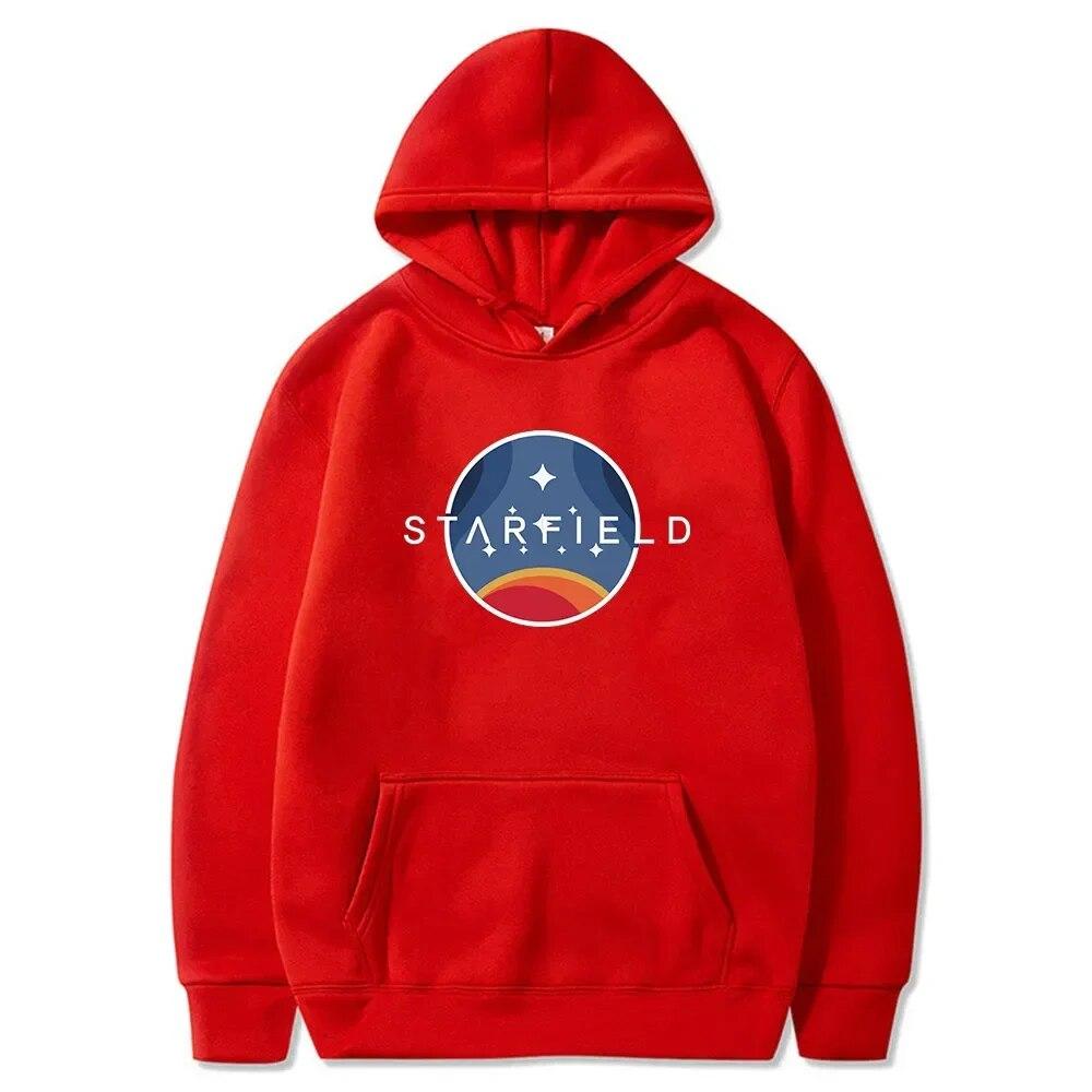 2023 Starfield Retro Constellation Hoodie New Game Merch Long Sleeve Sweatshirts Harajuku Streetwear Women Unisex Fashion Clothes