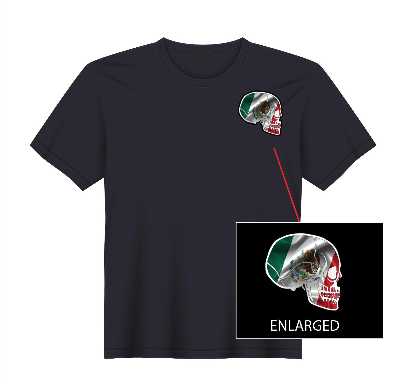 Mexican Skull Calavera Mexico Guadalajara Monterrey T-Shirt NEW S, M, L, XL S разноцветный