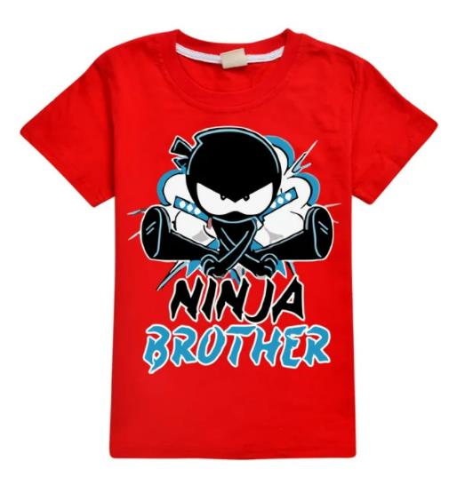 SPY NINJA Letní bavlněná trička Dívčí oblečení Dětský cosplay top Tričko s krátkým rukávem pro chlapce Tričko Kostýmy Kawaii Vánoční tričko